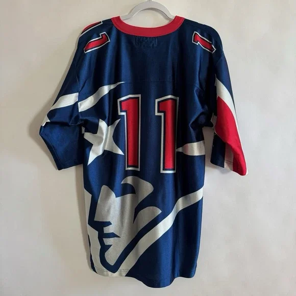 Starter Vintage New England Patriots Drew Bledsoe Jersey 11 Medium Quarterback - Picture 2 of 9